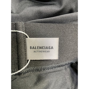 Balenciaga Black Logo Waistband Leggings Size S