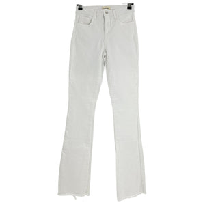 L'Agence High Rise White Ruth Denim Jeans Size 25