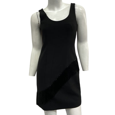 Cinq à Sept Beaded Black Alanna Dress Size 0