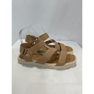 Vince Tan Suede Leather 'Elian' Sandal Size 7.5