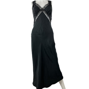 Reformation 'Provence' Black Silk Dress Size XS