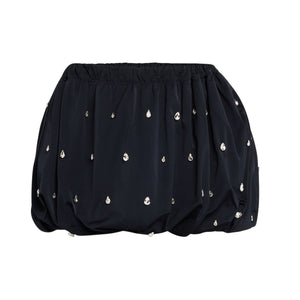 Neiman Marcus Embellished Navy Holly Skirt Size M