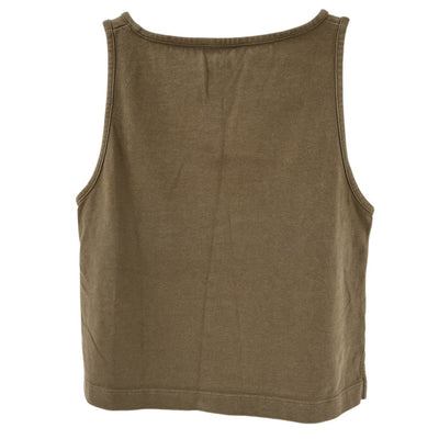 Vince Cropped Green Swing Tank Top Size S