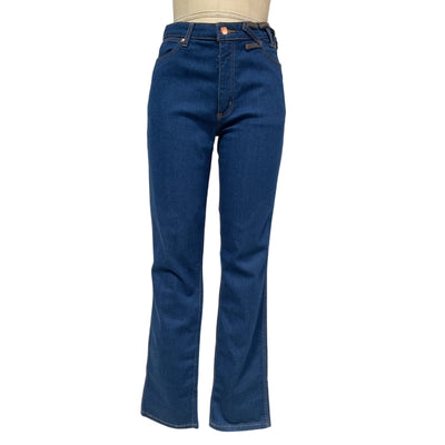 Staud Classic Blue Straight Cut Jean Trousers Size 28