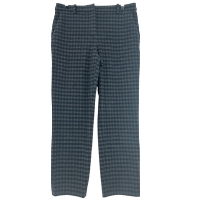 Theory Gingham Cropped Multicolor Treeca Pants Size 6