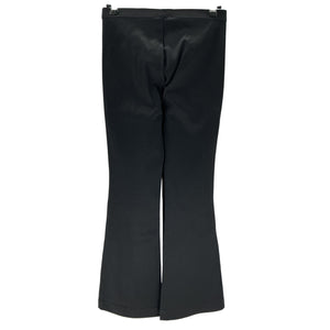 Helmut Lang Ribbed Black Cropped Flare Leggings Size S