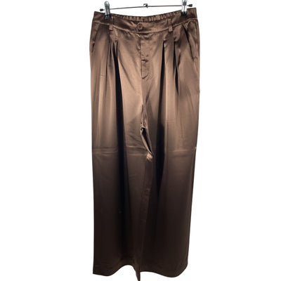 Cami Nyc Satin Brown Davina Pants Size M
