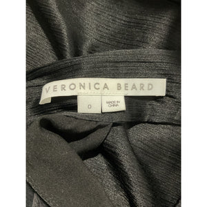 Veronica Beard Silk Blend Black Gabriella Dress Size 0