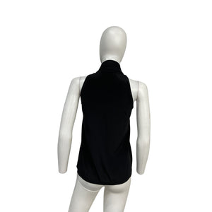 Gucci Black Silk Halterneck Top Size 38