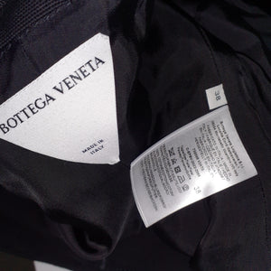 Bottega Veneta Textured Black Cotton Ottoman Jacket Size 38 IT / US XS - NWT