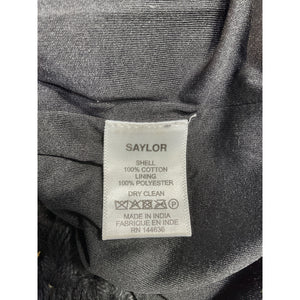 Saylor 'Thourn' Black Cotton Crocheted Top And Skirt Set Size XS