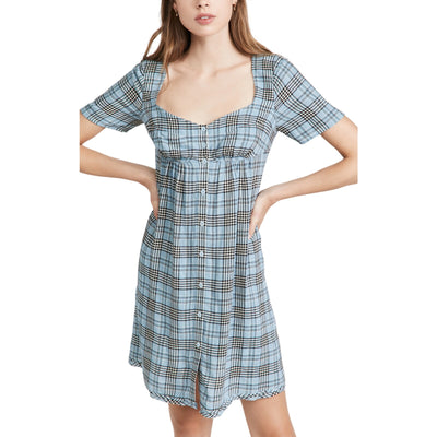 Marc Jacobs Wool Blend Tartan Dress - Size M