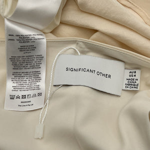 Significant Other Cutout Ivory Browning Dress Size 4