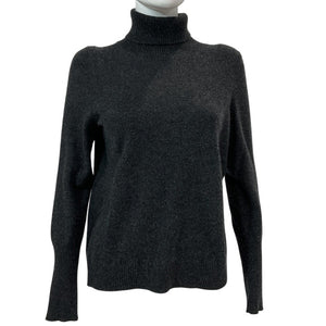 Naadam Cozy Smoke Classic Turtleneck Sweater Size M