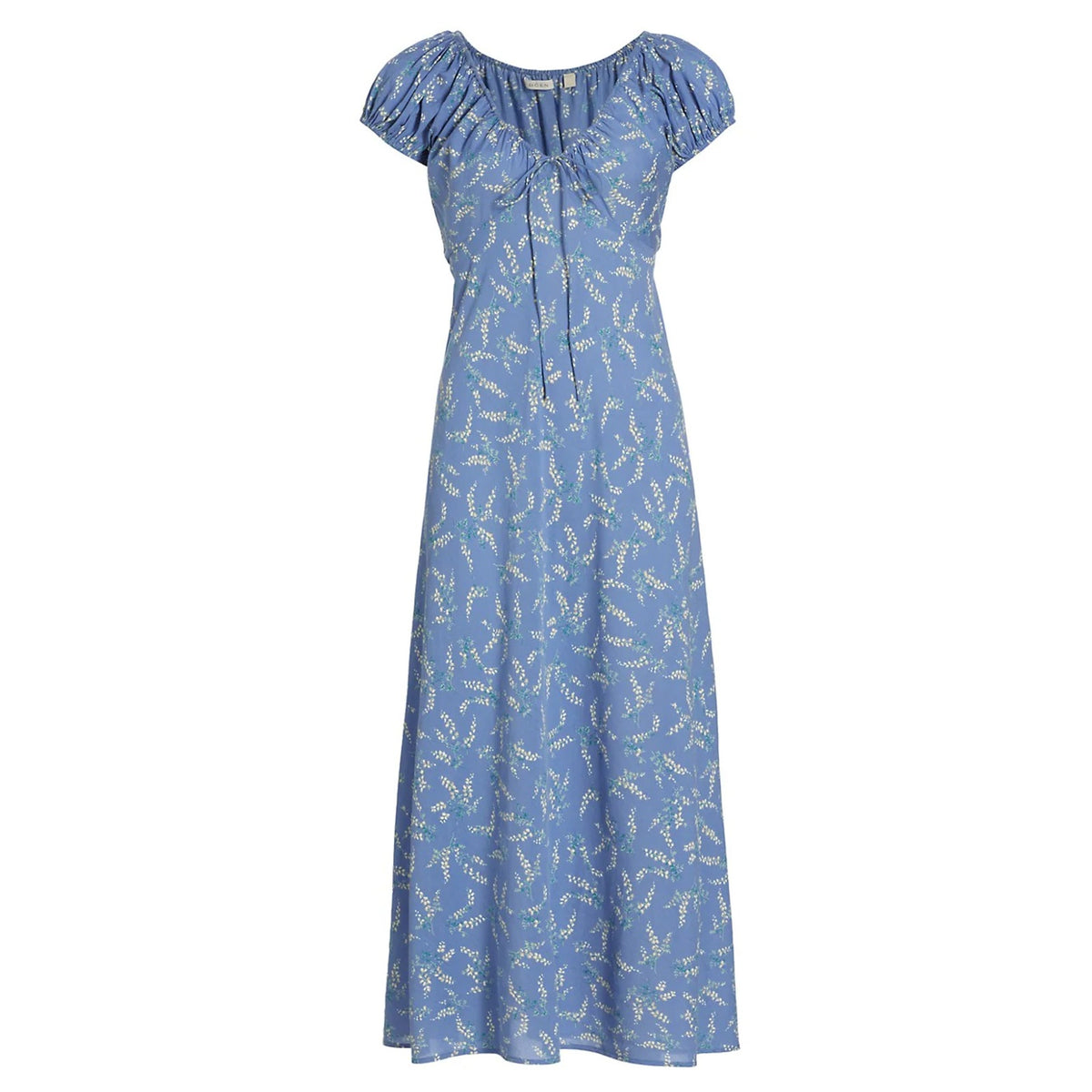 Dôen 'Sofia' Blue Cotton Midi-Dress Size XS