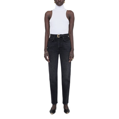 Anine Bing Vintage Black Bry Denim Jeans Size 26