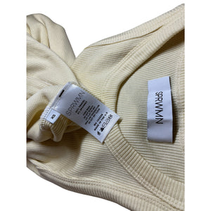 Sprwmn Ribbed Butter Racer Maxi Dress Size XS