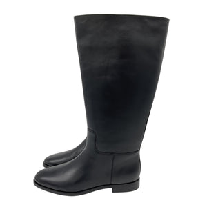 Vince Sleek Black Knee High Riding Boots Size 9 NWT