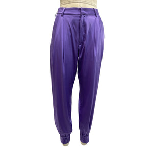 Retrofête Silky Violet Rocky Pants Size S