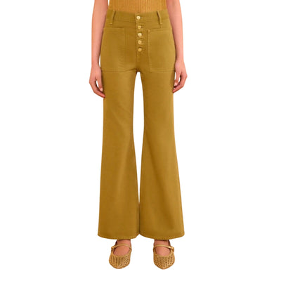 Ulla Johnson Stylish Green Lou Denim Jeans Size 4