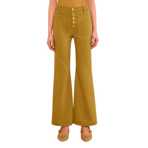 Ulla Johnson Stylish Green Lou Denim Jeans Size 4