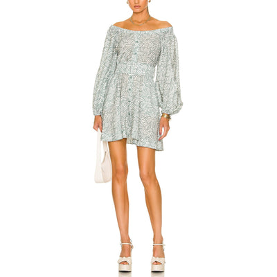 Simkhai 'Bronte' Green Mini Dress Size L