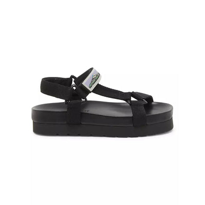 Bottega Veneta Black Trip 50mm Platform Sandals Size 37/ US 7