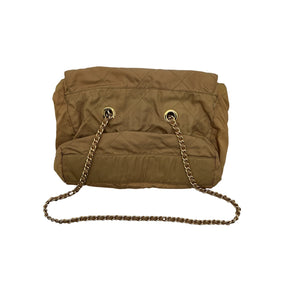 Prada 'Tessuto' Tan Nylon Shoulder Bag