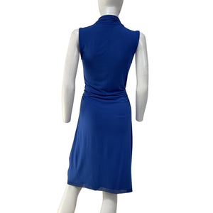 Kobi Halperin Draped Blue Sandra Dress Size XS