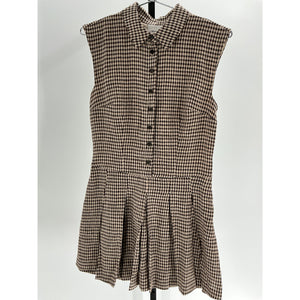 Reformation 'Arella' Black Linen Dress Size 0