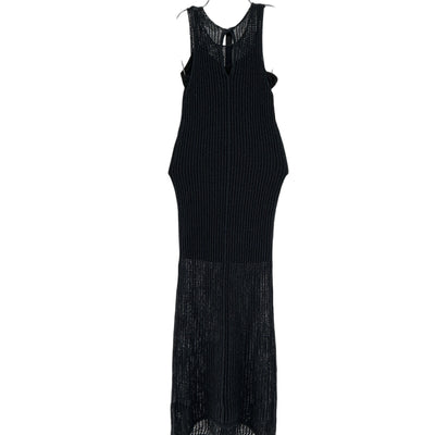 Astr The Label Crochet Blue Palmer Midi Dress Size S