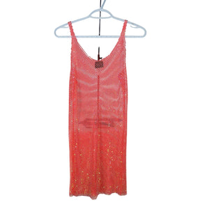 Santa Brands Rhinestone Pink Raspberry Sydney Dress OS