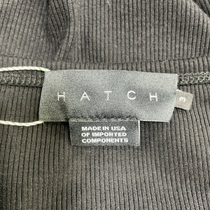 Hatch Ribbed Black Eliza Maternity T Shirt Dress Size 3