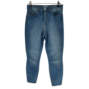 L'Agence Cropped Skinny Blue Margot Denim Jeans Size 27