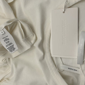 Helmut Lang Modern Cream Techno Knot Tee Size S