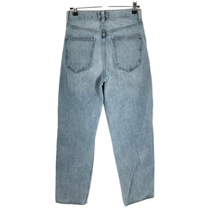 Agolde Relaxed Blue Criss Cross Upsized Denim Jeans Size 24