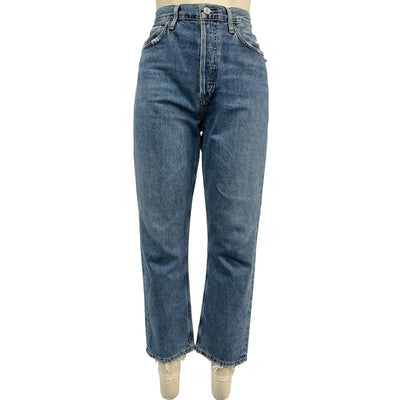Agolde Classic Blue Riley Denim Jeans Size 28