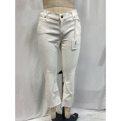 Hatch 'The Crop' White Maternity Denim Jean Size 28 - NWT