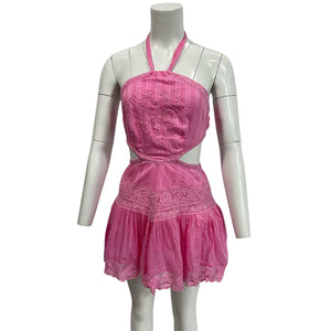 Loveshackfancy Embroidered Desert Rose Bohima Dress Size 4