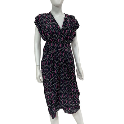 Isabel Marant Printed Faded Night Almeya Dress Size 34