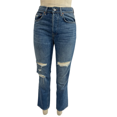Grlfrnd Distressed Sedona Karolina Denim Jeans Size 25