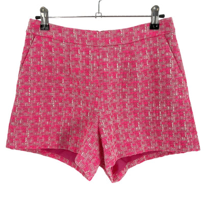 L'Agence Textured Pink Ashton Shorts Size 4