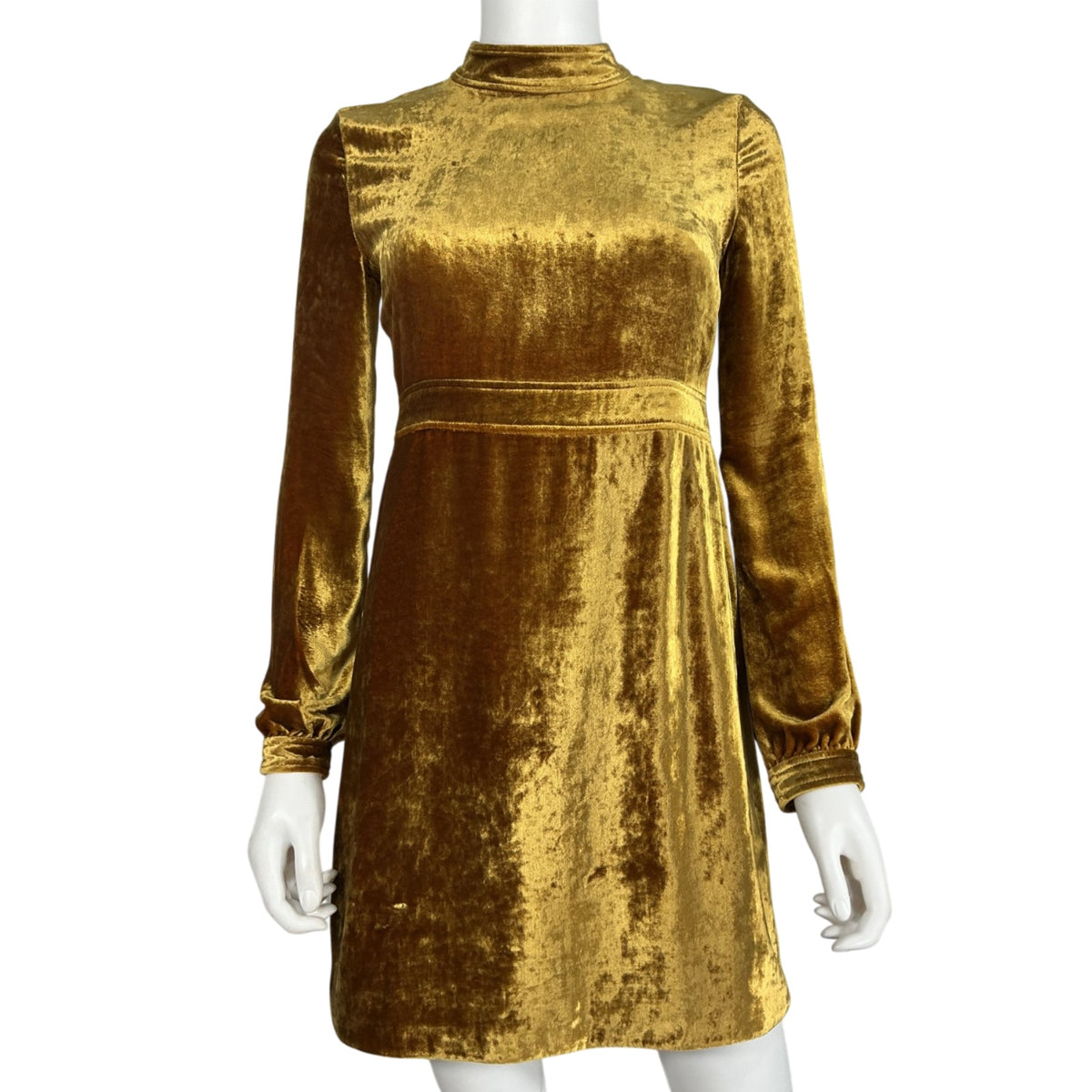 A.L.C. Velvet Gold Gemma Dress Size 2