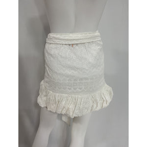 Misa Los Angeles 'Eden' White Skirt Size XS