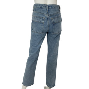 Agolde Relaxed Rank Cooper Cargo Denim Jeans Size 23