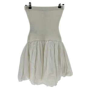 Reformation 'Margot' Beige Cotton Mini Dress Size S