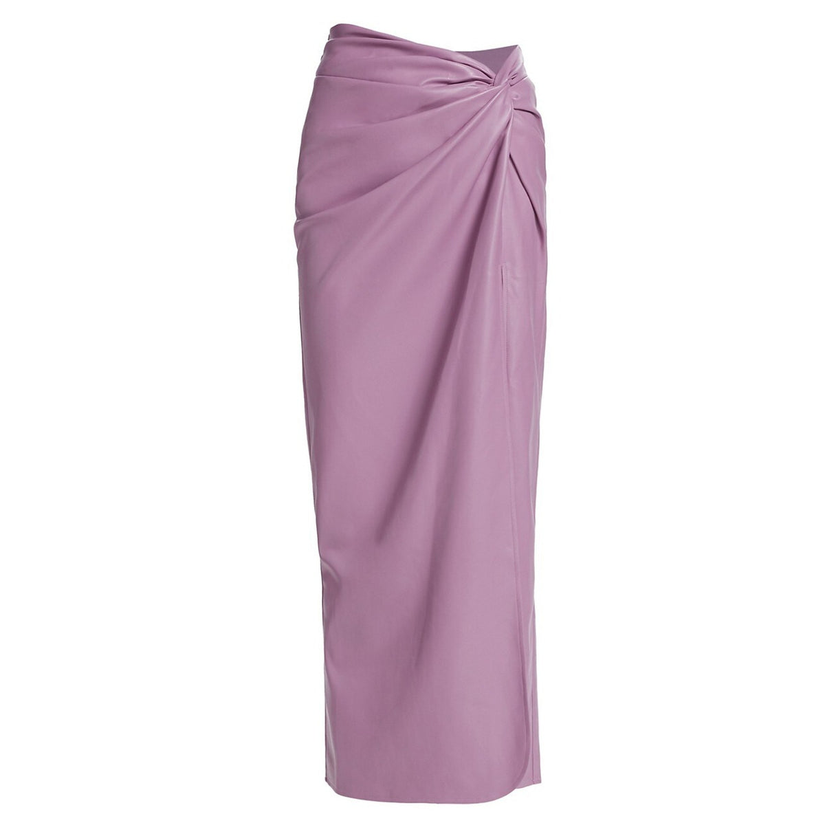 Line & Dot Faux Leather Orchid Carmela Skirt Size L