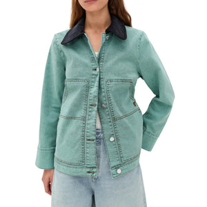 Baum Und Pferdgarten Utility Turquoise Benilda Jacket Size 32/US 0