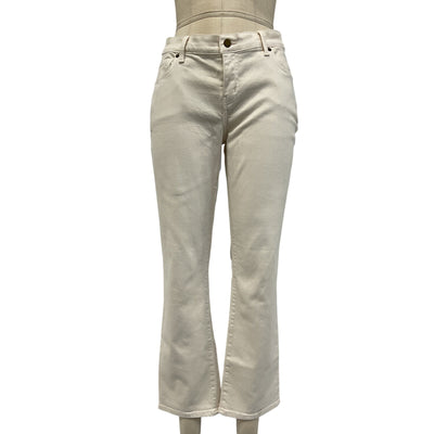 Hatch Classic Vanilla Straight Leg Maternity Denim Jeans Size 28