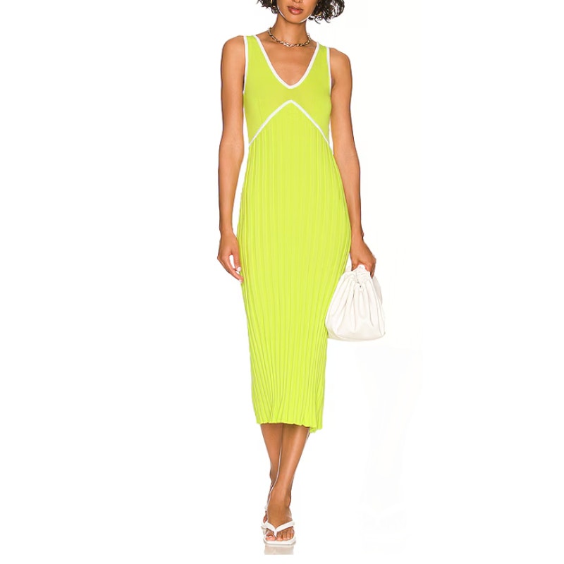 Solid & Striped 'The Aubrey' Yellow Dress Size S